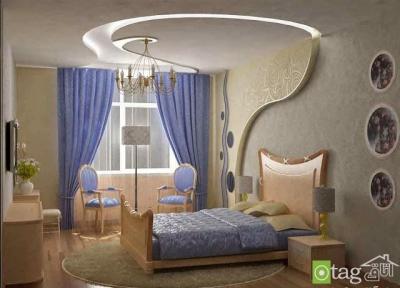 نمونه تصاویر زیبا از جدیدترین مدل پرده اتاق خواب