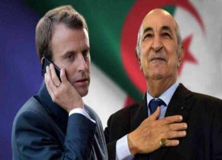 تماس تلفنی مکرون با رئیس جمهوری الجزایر برای همکاری