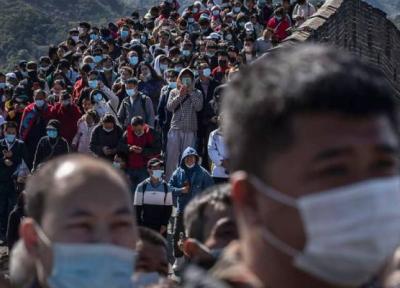 تورهای چین: ازدحام گردشگران روی دیوار چین باوجود پاندمی کرونا