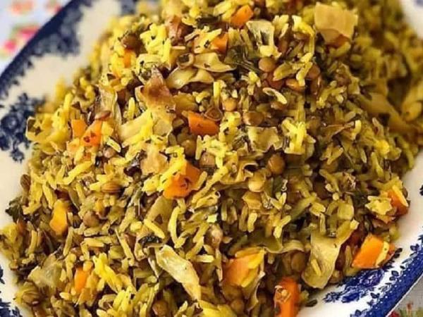 طرز تهیه دمپخت سیر شیرازی (کته سیر شیرازی) به روشی ساده