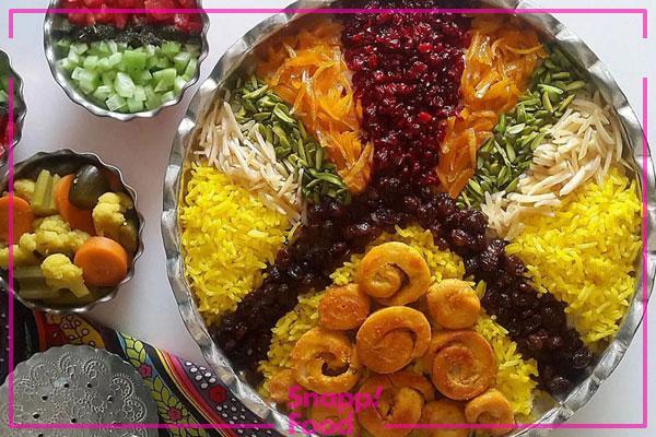 طرز تهیه انواع پلو مخلوط (آلبالو پلو، هویج پلو و غیره)