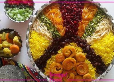 طرز تهیه انواع پلو مخلوط (آلبالو پلو، هویج پلو و غیره)