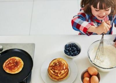 طرز تهیه پنکیک برای بچه ها با پف عالی